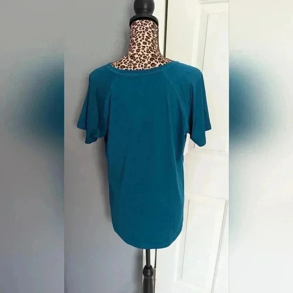 Tek Gear Workout Gear Women's Short Sleeve Shirt Size L Teal Color (EUC) - Picture 8 of 12